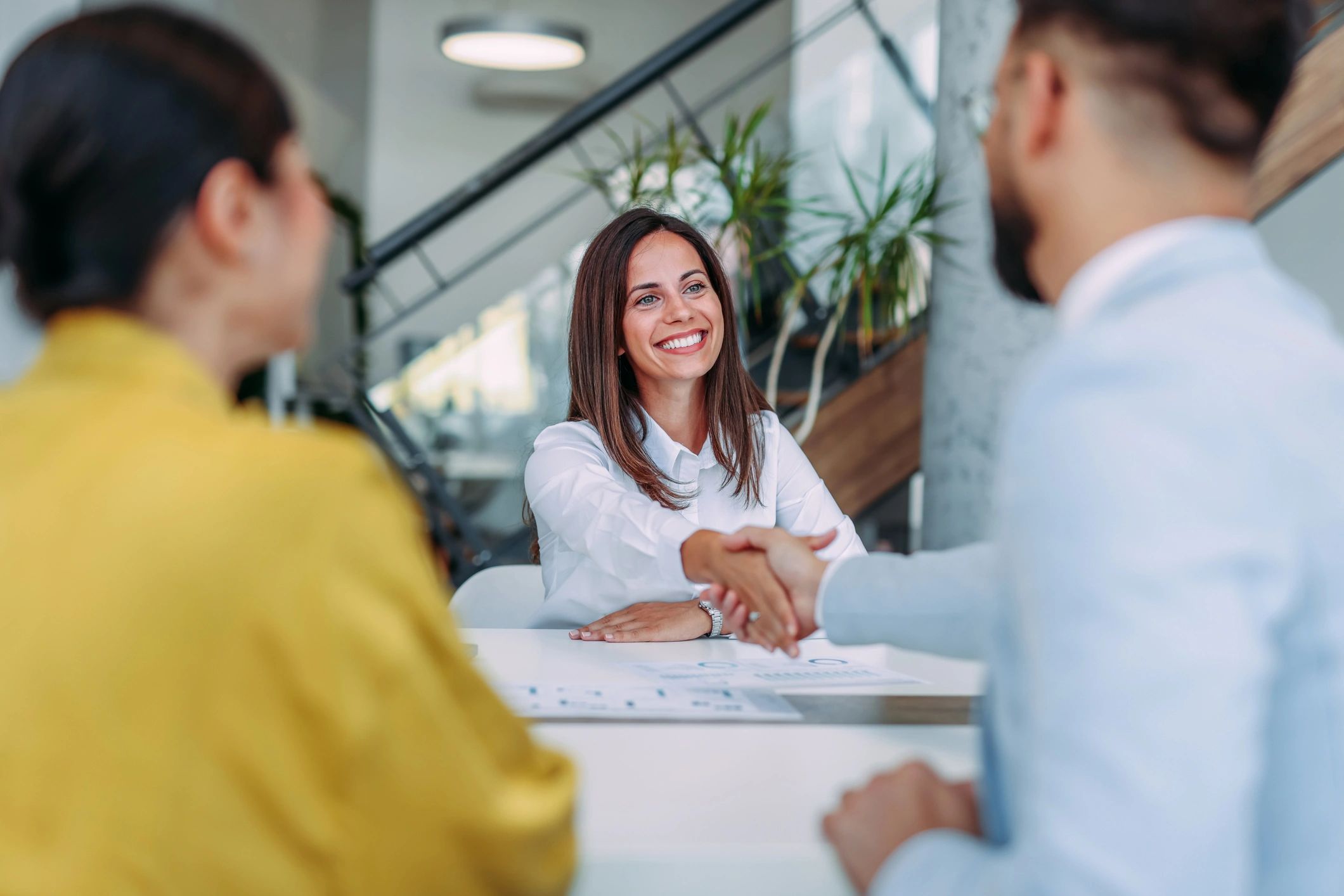 business meeting recruitment discussion