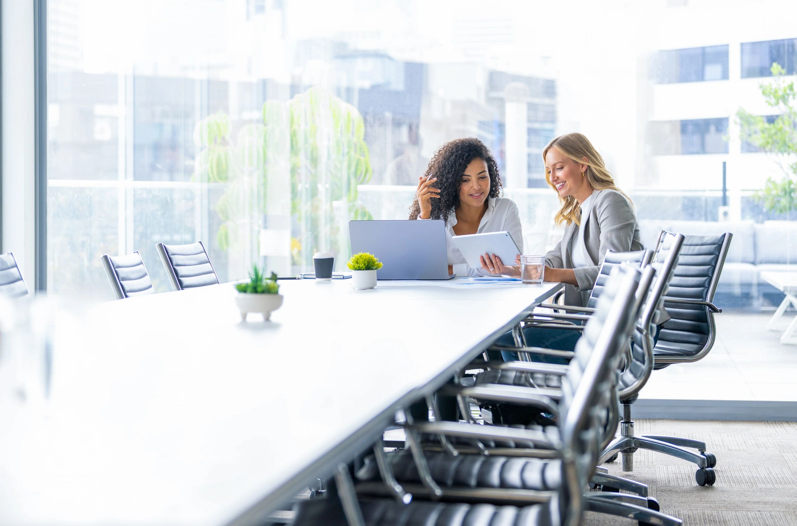 modern HR consulting team office