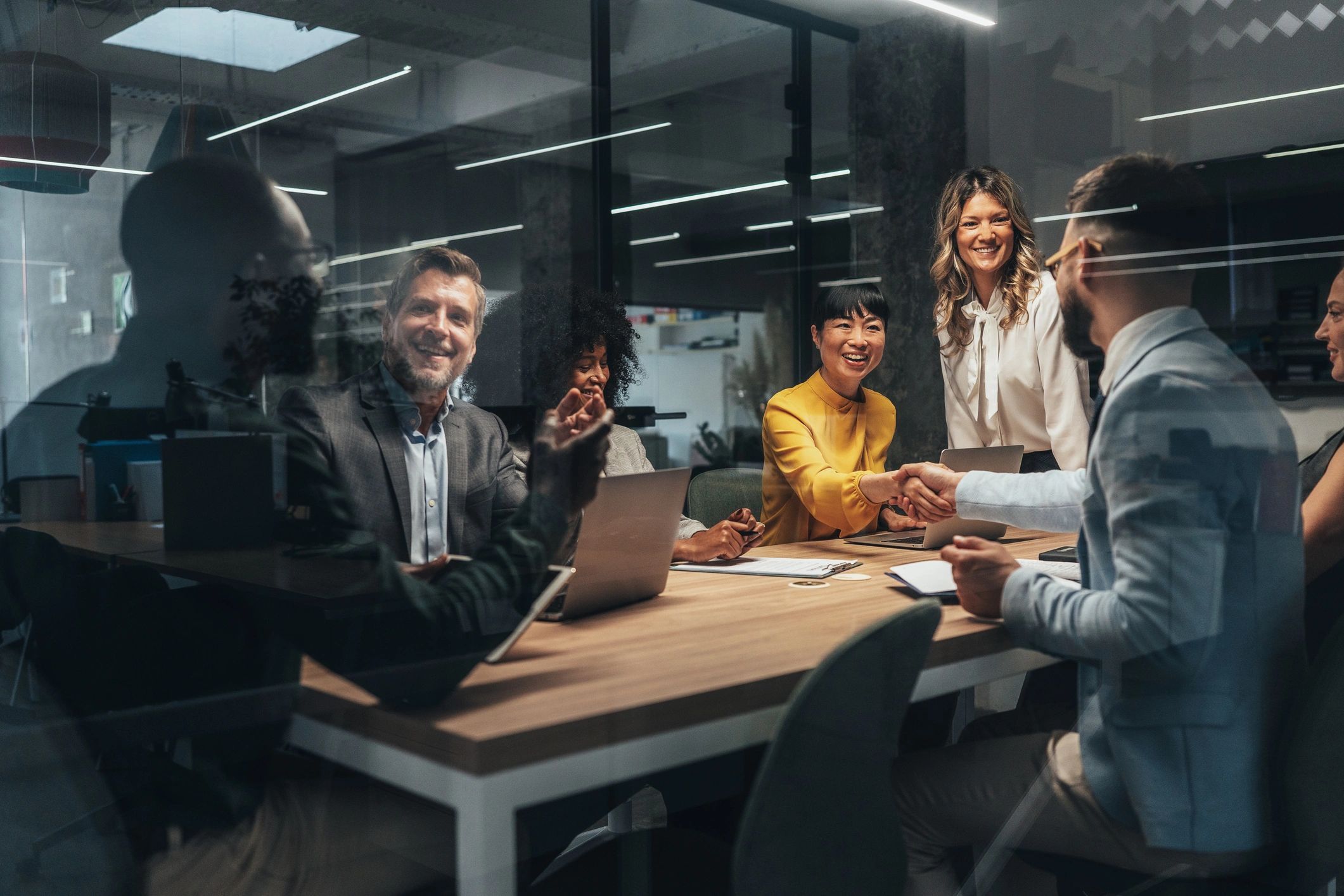professional business meeting recruitment