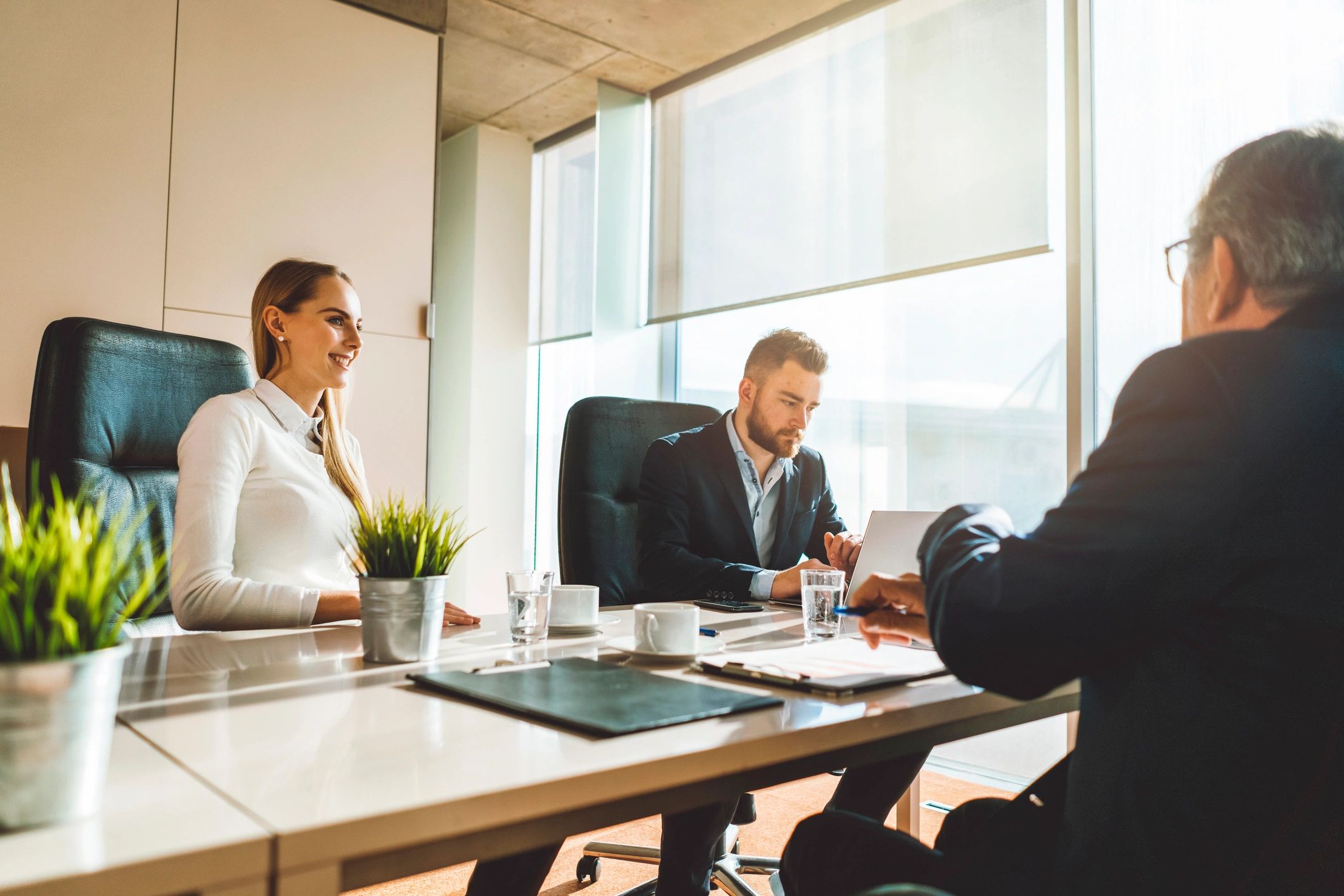 professional business meeting recruitment