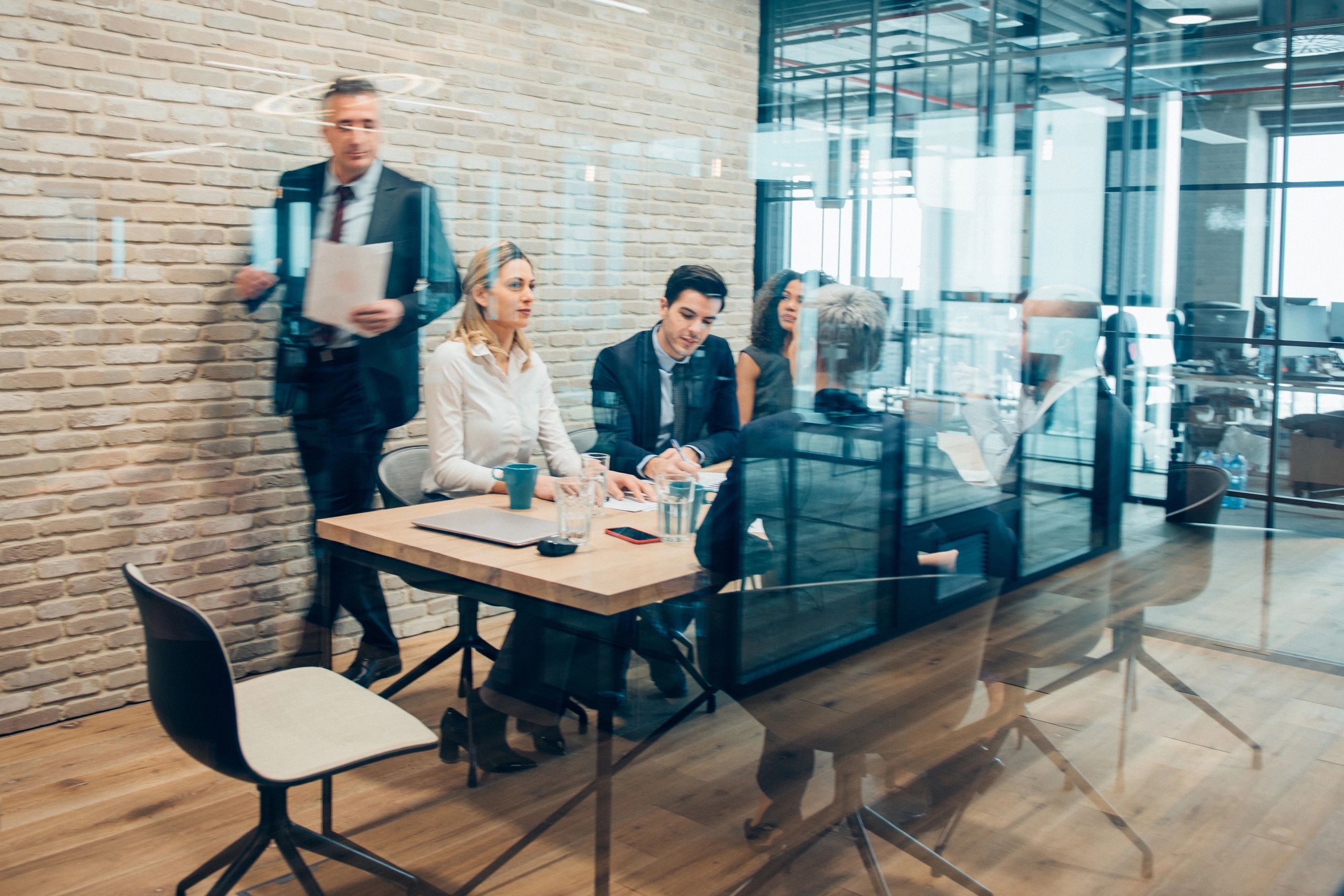 business meeting recruitment discussion